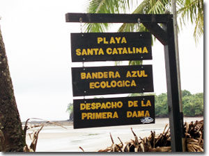 Playa Santa Catalina - Bandera Azul Ecologica